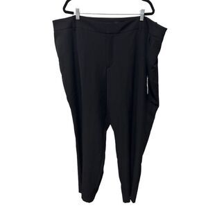 NWT NEW Eloquii Plus Size 28 Black professional Business Pants Stretch 4XL